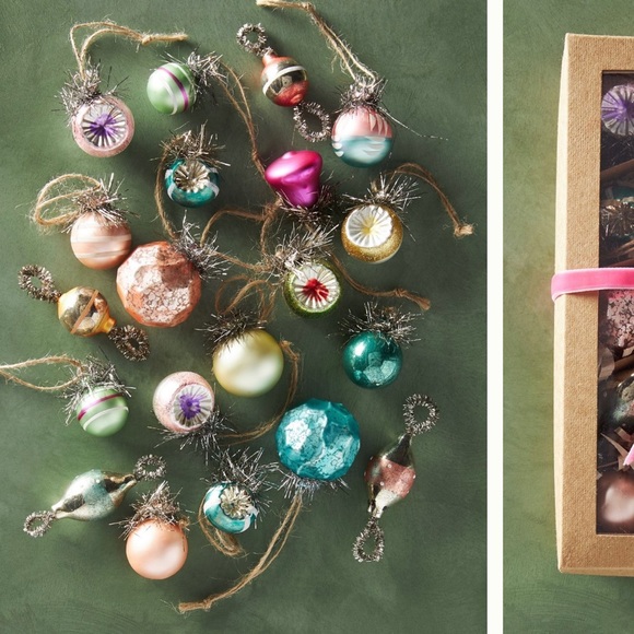 Anthro Days of Yore Mini Ornament, Set of 20 - Picture 1 of 9